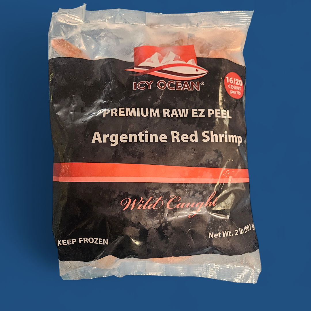 Raw EZ Peel Shrimp (16-20ct) Argentina, Wild - 2lb.