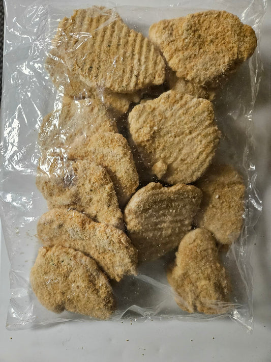 Raw Breaded Italian Chicken Breasts - 5 lb.