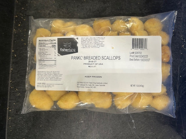 Breaded Sea Scallops - 1lb