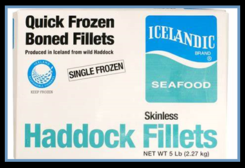 Icelandic Haddock Fillets - 5lb box
