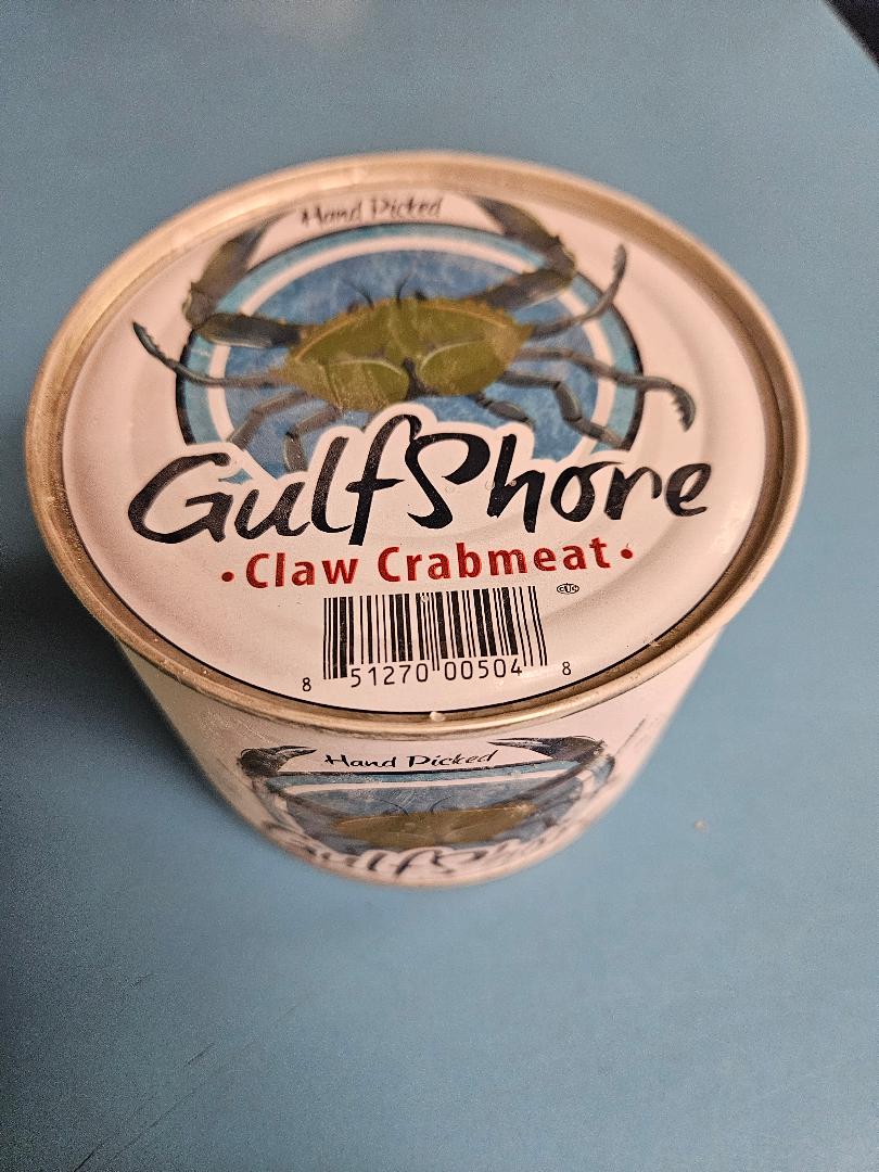 Frozen Claw Crab Meat - 1lb can