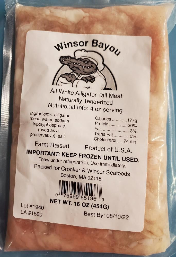 1 lb. Alligator Meat