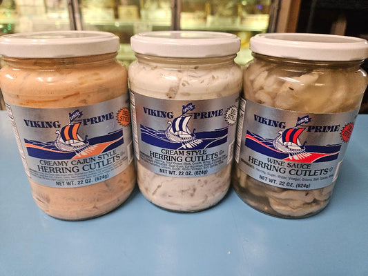 Fresh Pickled Herring - Various Flavors - 22oz Jar