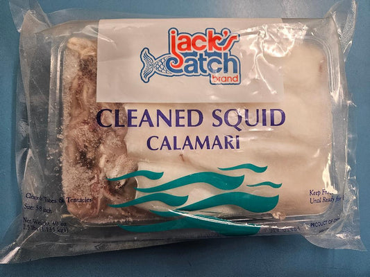 Raw Squid Tubes & Tentacles - 2.5lb. Pkg